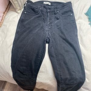 Black madewell skinny jeans